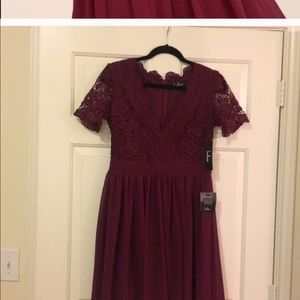 Lulus maroon dress